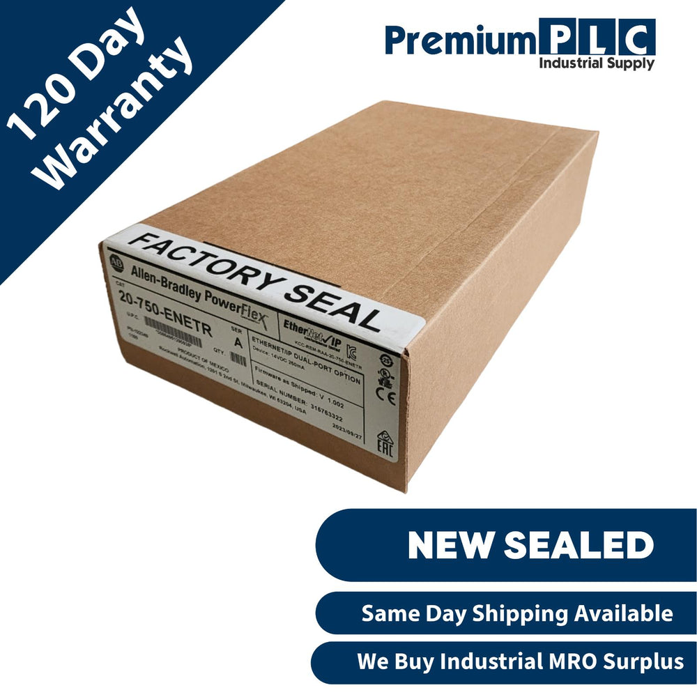 NEW FS ALLEN BRADLEY 20-750-ENETR /A PowerFlex Ethernet/IP DUAL-PORT OPTION 2023