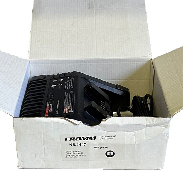 NEW FROMM N5.4447 / N54447 OEM 18V LI-ION BATTERY CHARGER FOR STRAPPING TOOL