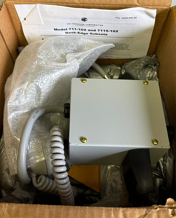 NEW GAI-Tronics 7115-102 / 7115102 DESK-EDGE FIVE PARTY SUBSET PHONE