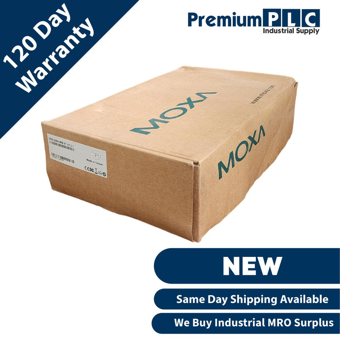 NEW MOXA EDS-508A-MM-ST 8 PORT ETHERNET SWITCH W/6-10/100BTX 2-MM ST FIBER PORTS