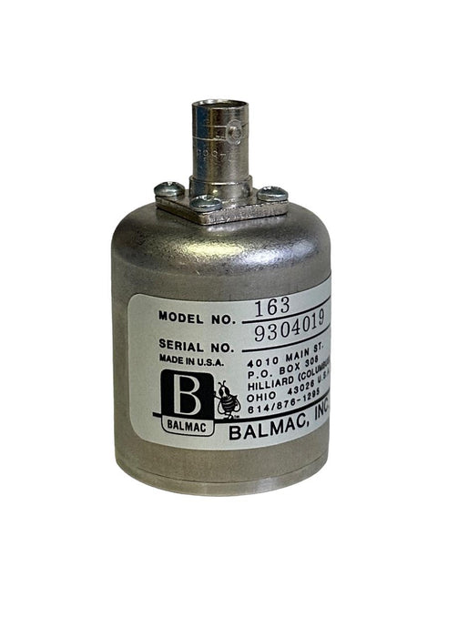 BALMAC INC MODEL 211S VIBRATION METER W/ MODEL 163 PROBE, CABLES AND CASE