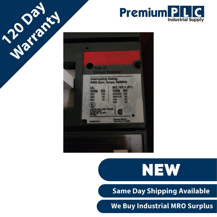 NEW GE TJL4V2602 MicroVersaTrip CIRCUIT BREAKER 200A 600V 3P W/ T4VT TRIP 200A