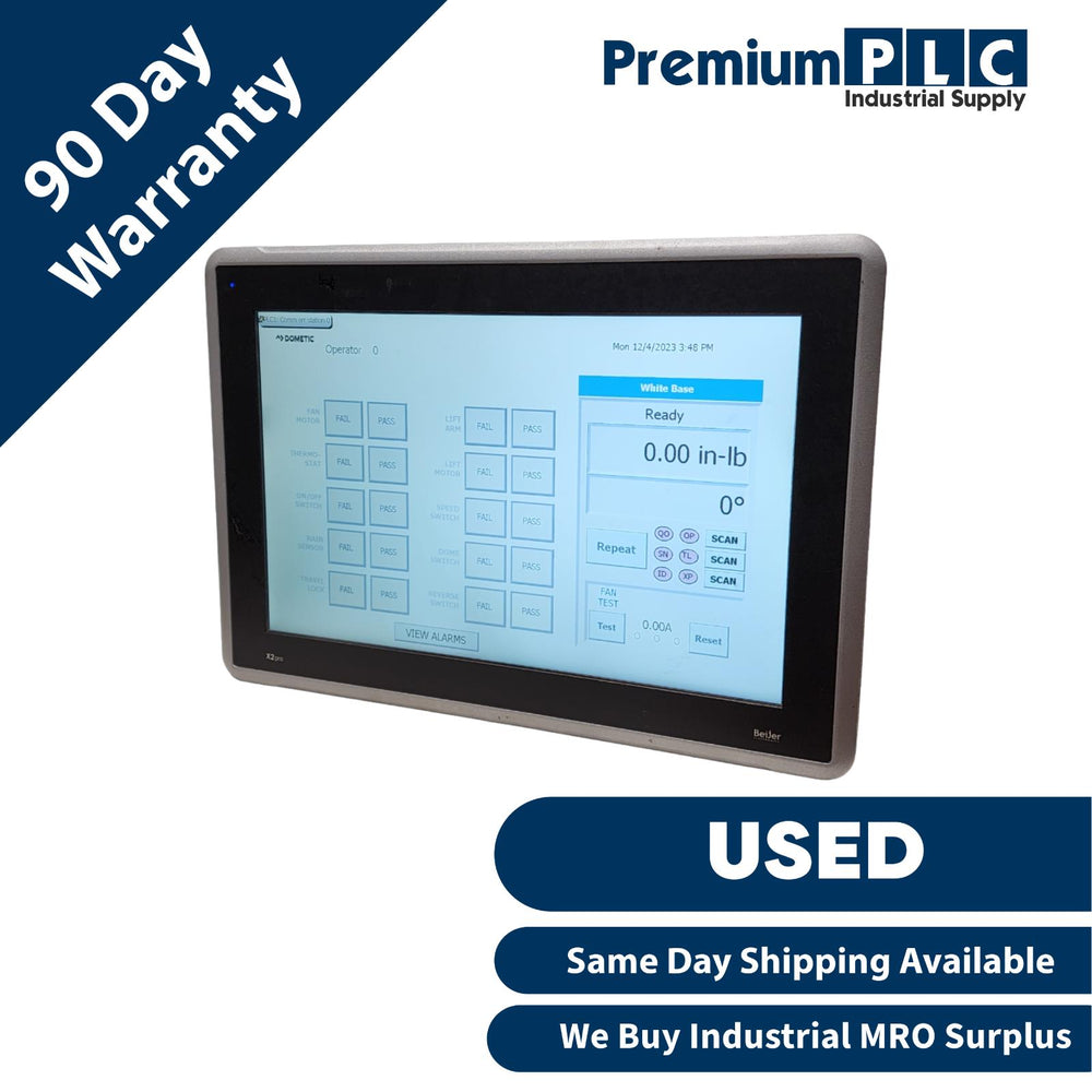 BEIJER ELECTRONICS 640000305 X2 PRO 15-B2 MACHINE INTERFACE OPERATOR HMI PANEL