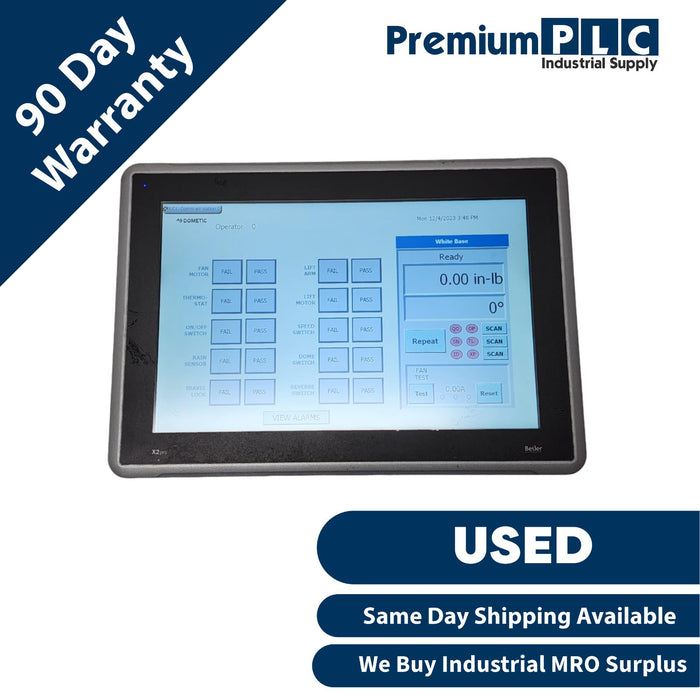 BEIJER ELECTRONICS 640000305 X2 PRO 15-B2 MACHINE INTERFACE OPERATOR HMI PANEL