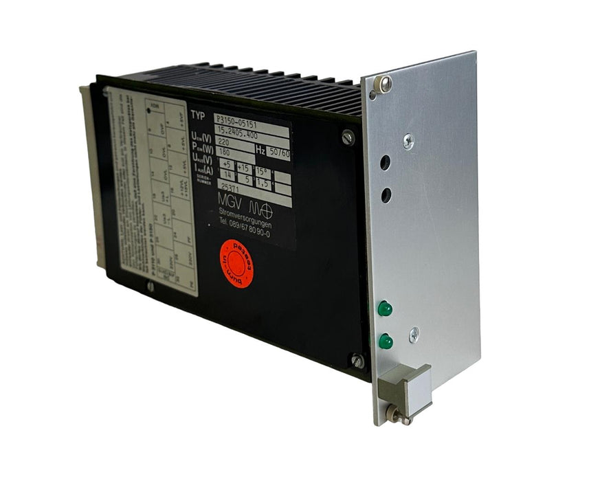 NEW MGV MO P3150-05151 / P315005151 POWER SUPPLY 220V 180W 50/60Hz 15.2405.400