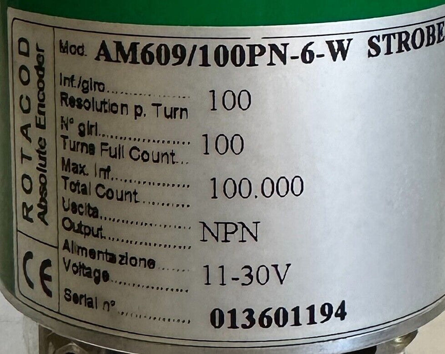 NEW LIKA Electronic AM609/100PN-6-W / AM609100PN6W STROBE ROTACOD ENCODER 11-30V