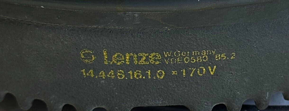 NEW LENZE 14.448.16.1.0 / 144481610 DISC BRAKE ASSEMBLY 170V 079011-7 / 0790117