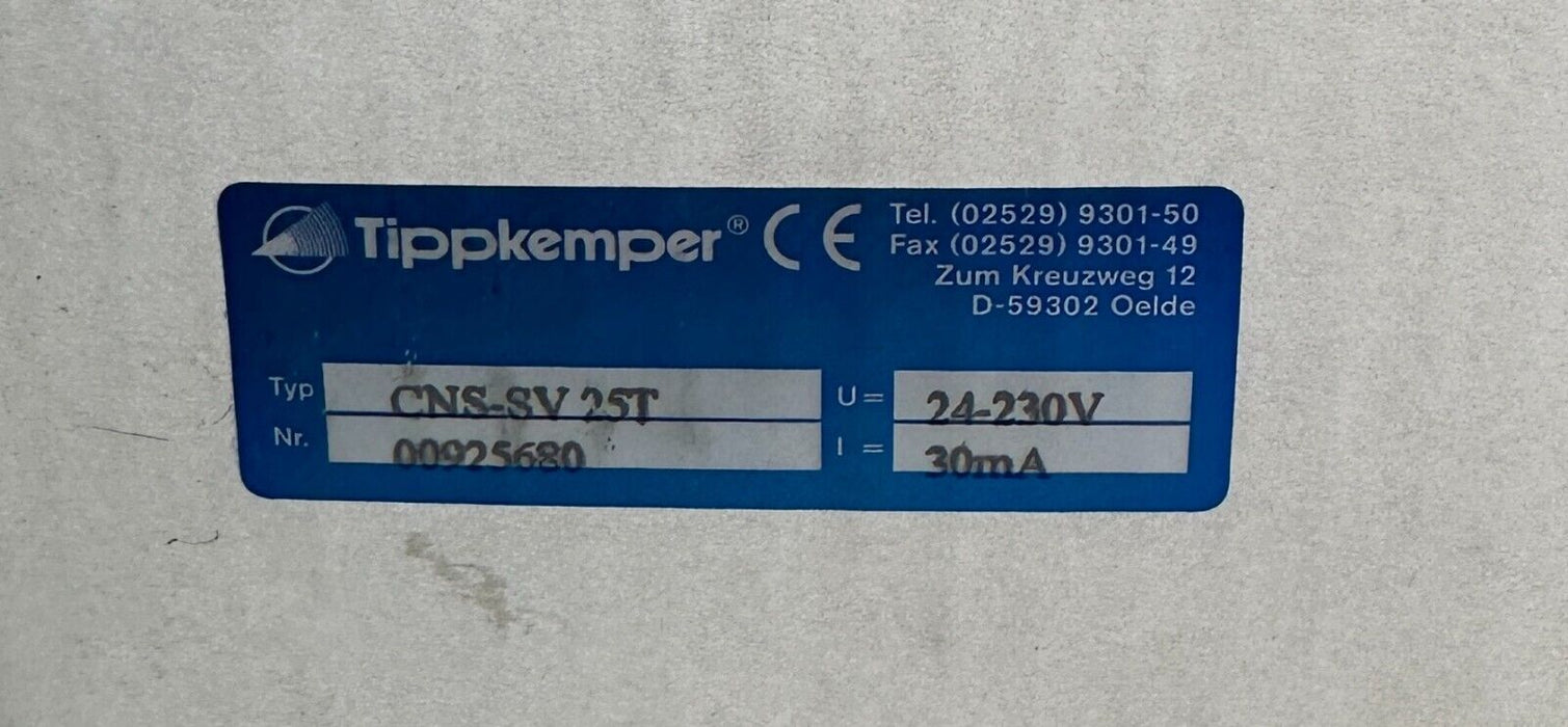 NEW Tippkemper CNS-SV 25T / CNSSV25T CAPACITANCE LEVEL SENSOR 24-230V 30mA