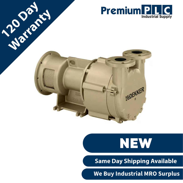 NEW DEKKER VACUUM DV0150B-KB4 TiTAN 316SS LIQUID RING VACUUM PUMP  10HP 150ACFM