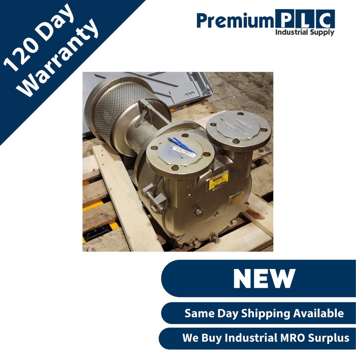 NEW DEKKER VACUUM DV0150B-KB4 TiTAN 316SS LIQUID RING VACUUM PUMP  10HP 150ACFM