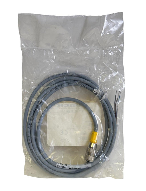 NEW TURCK RK 4T-2 / RK4T2 EURO SINGLE-ENDED M12 CORDSET 2M U2151
