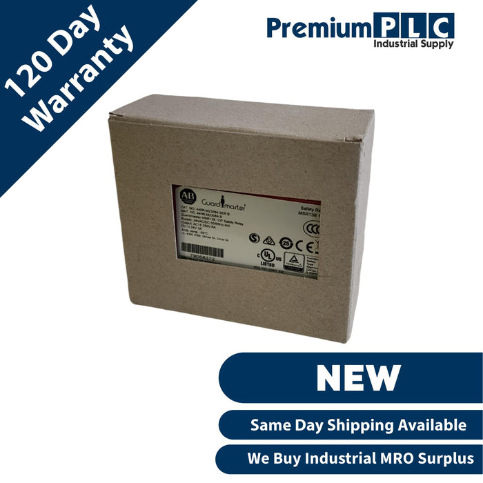 NEW ALLEN BRADLEY 440R-M23084 /B GUARDMASTER MSR138.1DP MONITORING SAFETY RELAY