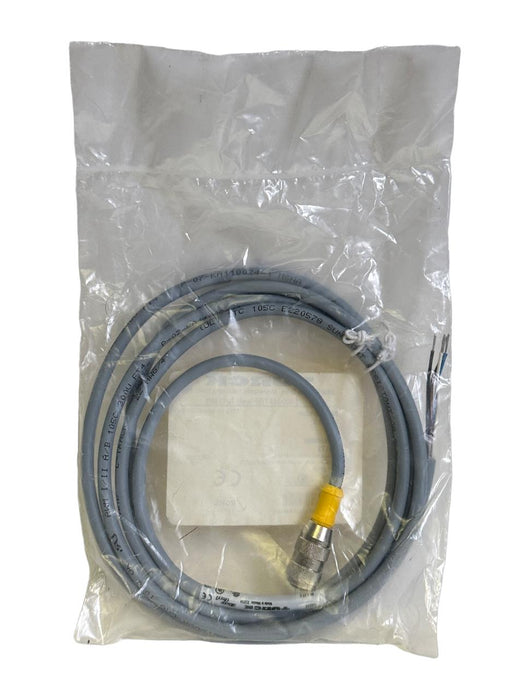 NEW TURCK RK 4.4T-2 / RK44T2 M12 EURO 2M CORDSET SINGLE-ENDED U2172