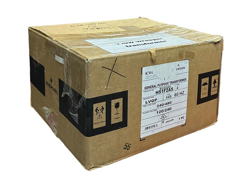 NEW EMERSON HS1F2AS GENERAL PURPOSE TRANSFORMER 2KVA LVGP 240/480V 60Hz HS