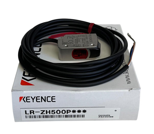 NEW KEYENCE LR-ZH500P / LRZH500P LASER SENSOR 35-500mm 2M CABLE RED CMOS