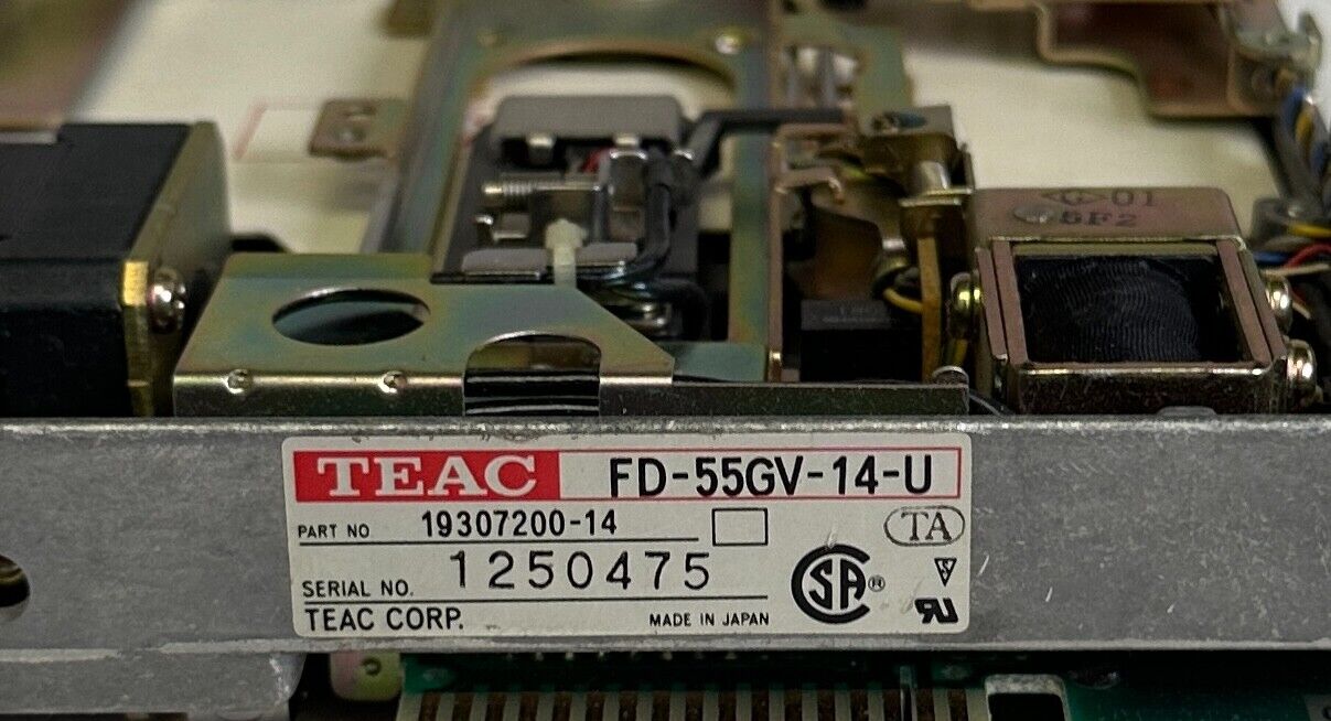 NEW TEAC FD-55GV-14-U / FD55GV14U DISK DRIVE 19307200-14 / 1930720014