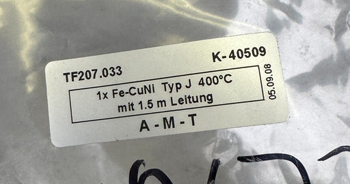 NEW A-M-T TF207.033 / TF207033 THERMOELEMENTS K-40509 1.5M
