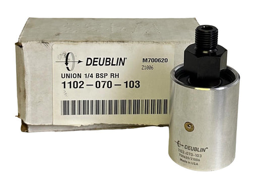 NEW DEUBLIN 1102-070-103 / 1102070103 ROTARY UNION 1/4'' BSP RH RADIAL M700620