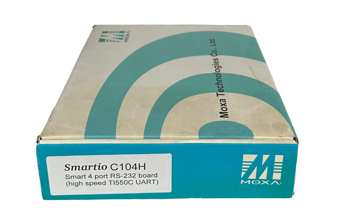 NEW MOXA Smartio C104H SMART 4-PORT RS-232 BOARD HIGH SPEED TI550C UART