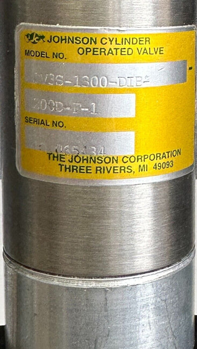 NEW JOHNSON CV3S-1300-DIB-200D-F-1 / CV3S1300DIB200DF1 CYLINDER OPERATED VALVE