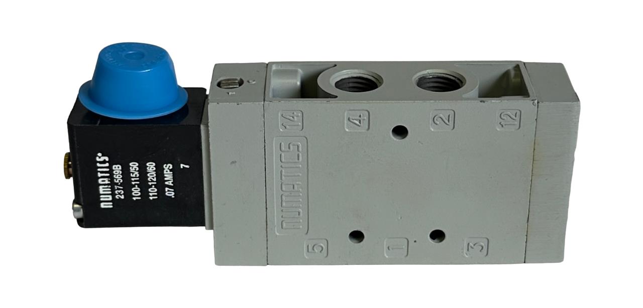 NEW NUMATICS L22BA452O000030 L2 SERIES 5-WAY SOLENOID VALVE 1-10BAR 120VAC
