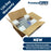 NEW SQUARE D TVS4EMA32A SER. 002 SURGELOGIC EMA TVSS, 480Y/277V 3P 4 wire 320kA