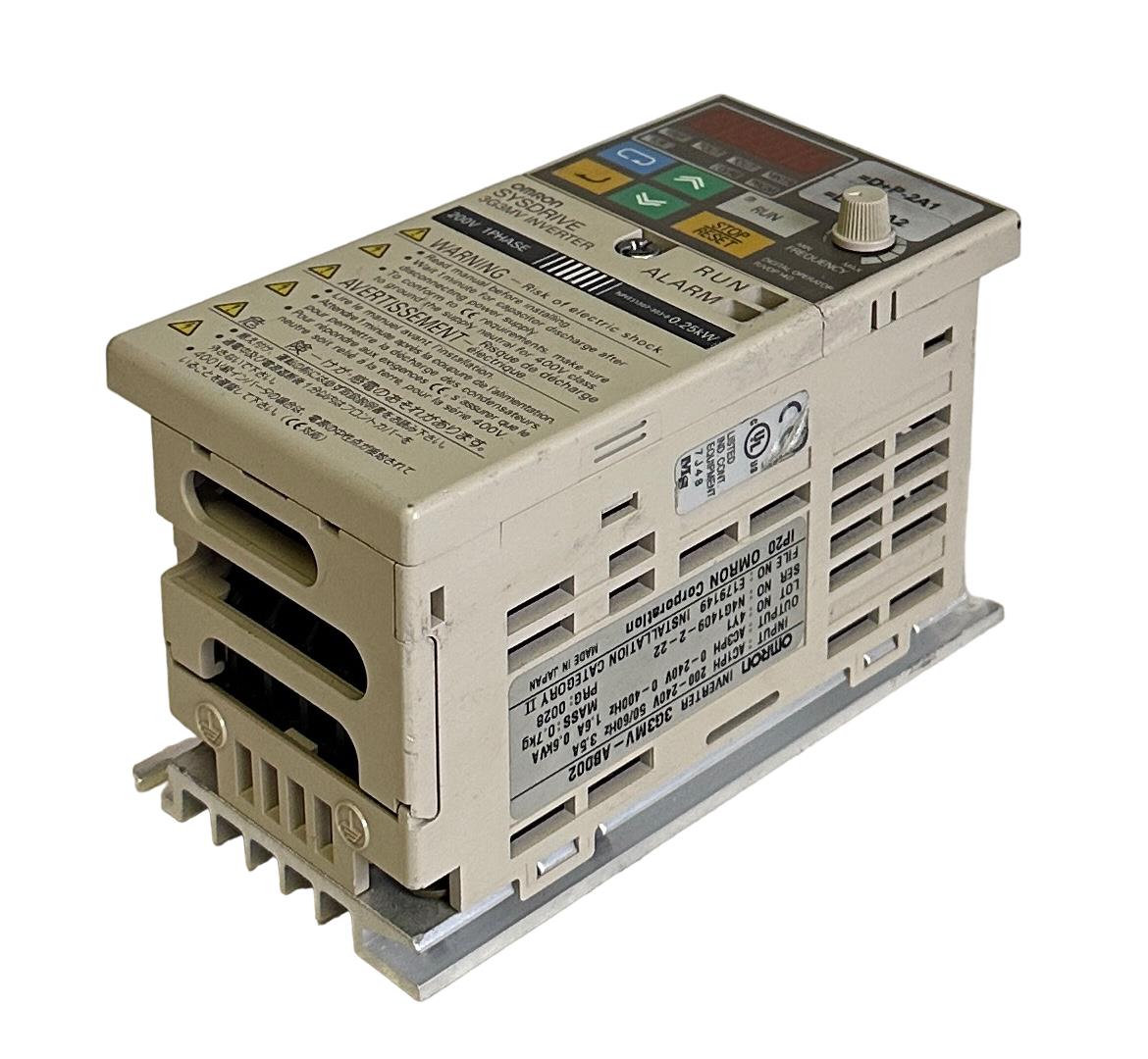 OMRON 3G3MV-AB002 / 3G3MVAB002 SYSDRIVE 3G3MV INVERTER DRIVE 200-240VAC 1PH 3.5A