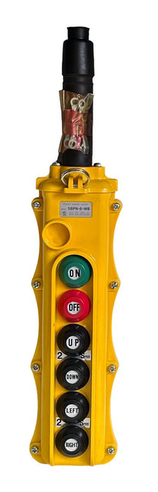 NEW ELECTROMOTIVE SBPN-6-WB / SBPN6WB PENDANT CONTROL STATION 250VAC 3A