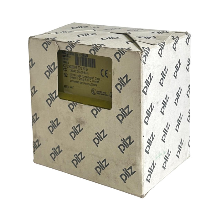 NEW PILZ 774107 / PNOZ EX 120VAC 3n/o 1n/c FM/USA SAFETY RELAY 9VA 50/60Hz