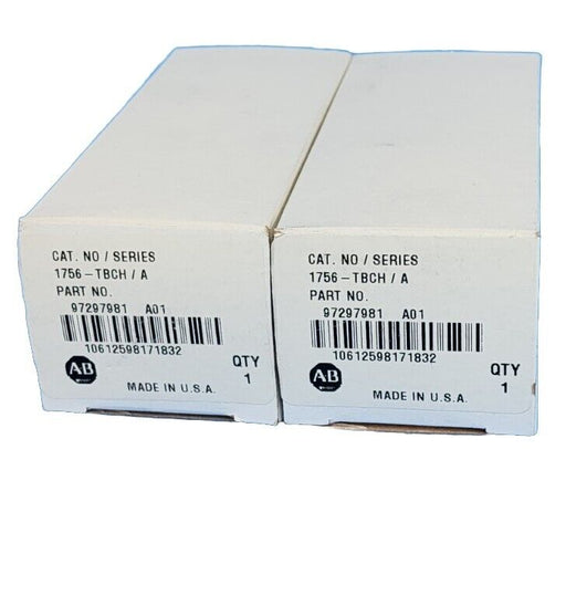 LOT OF 2 NIB ALLEN BRADLEY 1756-TBCH /A CONTROLLOGIX TERMINAL BLOCKS