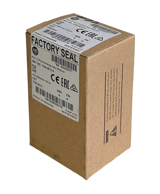 NEW SEALED ALLEN BRADLEY 1794-IE12 /A Flex I/O 12-PT ANALOG INPUT 1794IE12