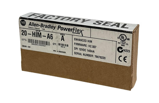 NEW SEALED ALLEN BRADLEY 20-HIM-A6 /A PowerFlex ENHANCED HIM 12VDC 140mA 20HIMA6