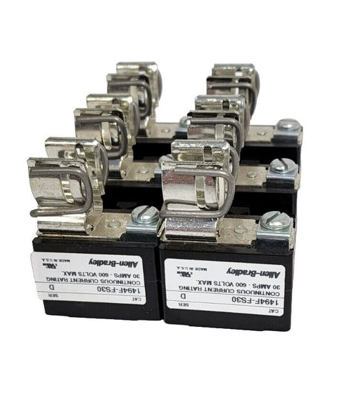 LOT OF 2 NEW ALLEN BRADLEY 1494F-FS30 FUSE BLOCKS SER. D