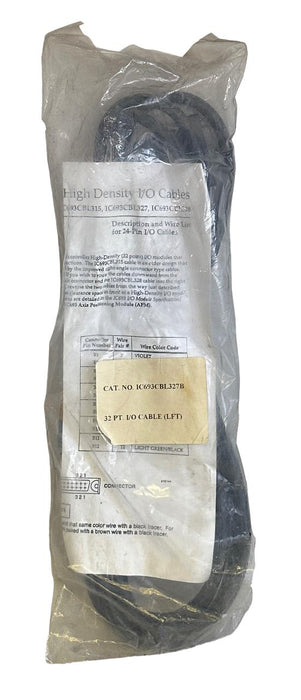 NEW GE FANUC IC693CBL327B / IC693CBL327 90-30 SERIES 32-PT I/O CABLE LEFT 3M