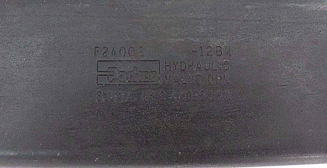 PARKER F2400S FLOW CONTROL VALVE F2400S-12BM, 3000PSI, 207BAR, 100GPM, 379LPM