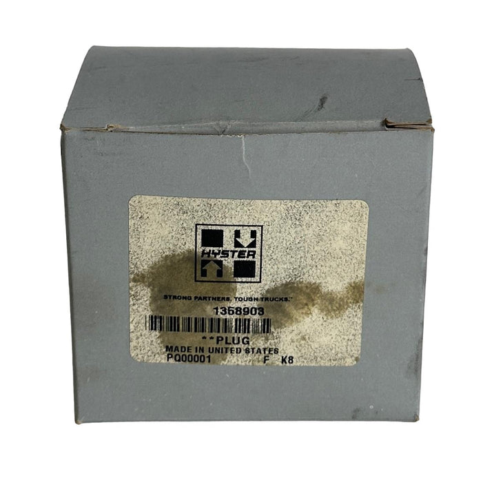 NEW HYSTER 1358903 / HY1358903 OEM TRANSMISSION PLUG FOR FORKLIFT