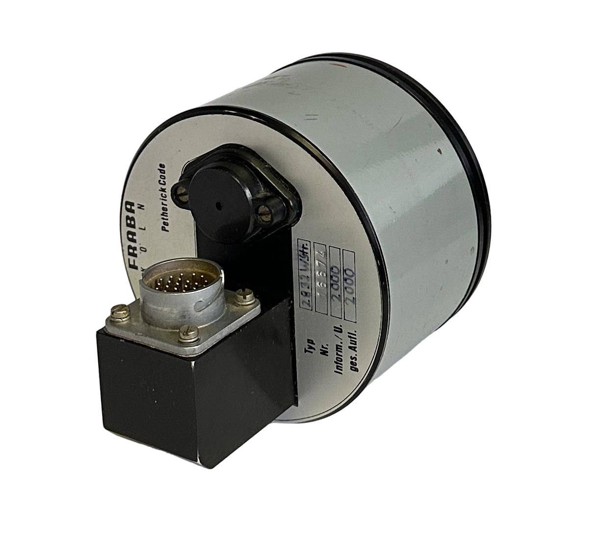 FRABA KOLN 2832WSTR / 2832 ABSOLUTE DIGITISER/ENCODER PETHERICK CODE 2000