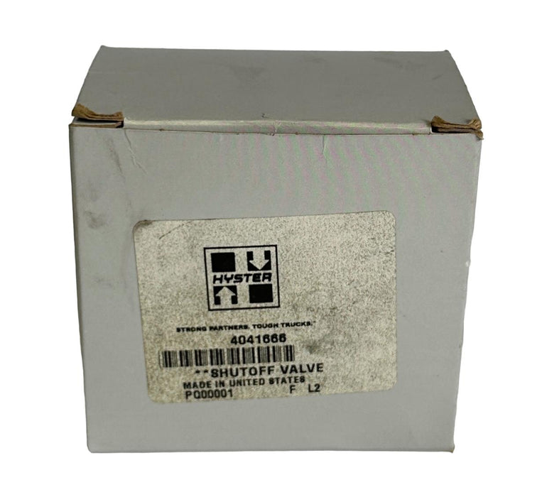 NEW HYSTER 4041666 / HY4041666 OEM SHUTOFF VALVE FOR FORKLIFT