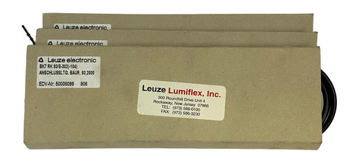 3 NEW LEUZE BK7 RK 93/S-302(-104) / 50008099 Lumiflex CORDSETS BK7RK93S302104