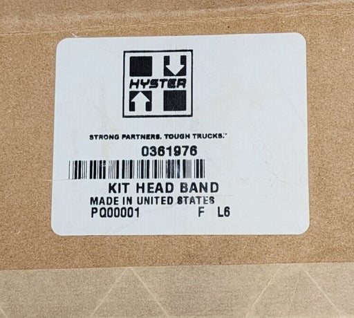 NIB HYSTER 0361976 KIT HEAD BAND