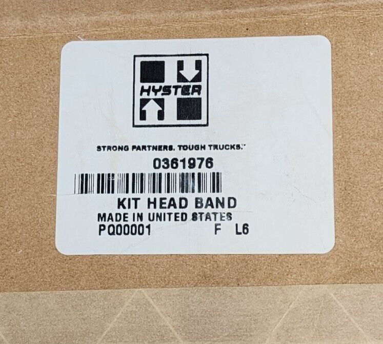NIB HYSTER 0361976 KIT HEAD BAND