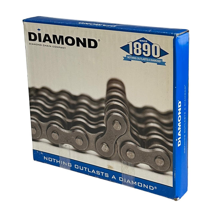 NEW DIAMOND CHAIN COMPANY X-1466-010 / X1466010 40 RIV 10FT ROLLER CHAIN NOS