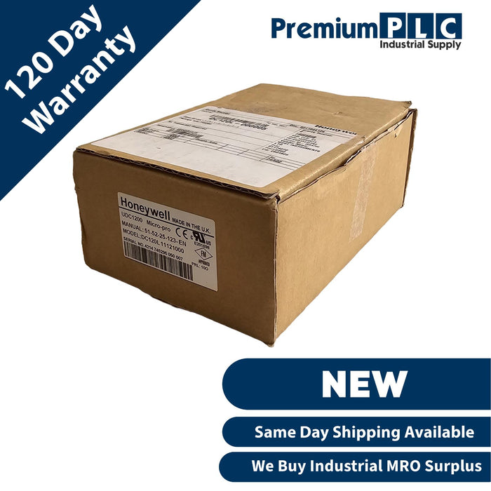 NEW HONEYWELL DC120L11121000 UDC1200 MICRO-PRO DIGITAL LIMIT CONTROLLER 1/16 DIN