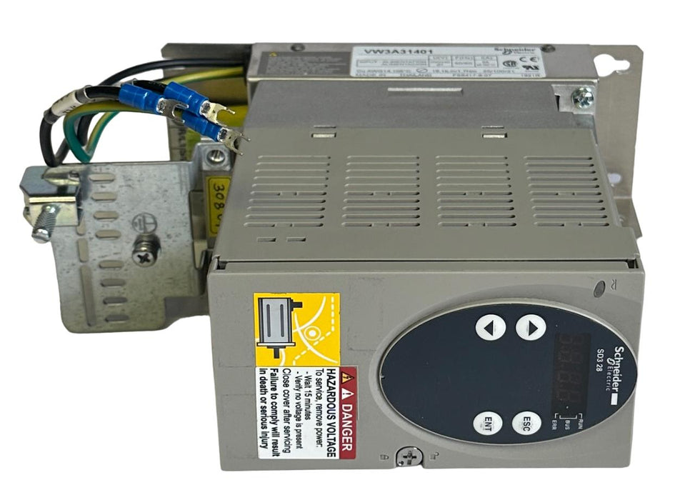 SCHNEIDER ELECTRIC SD328AU25S2 STEPPER MOTOR DRIVE SD3 28 115/230VAC W/ FILTER