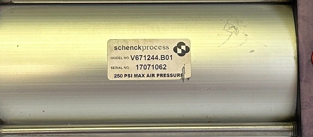 NEW SCHENCK PROCESS V671244.B01 / V671244B01 PNEUMATIC CYLINDER 250PSI MAX