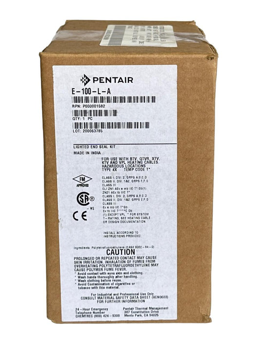 NEW PENTAIR RAYCHEM E-100-L-A / E100LA LIGHTED END SEAL KIT P000001582 NOS