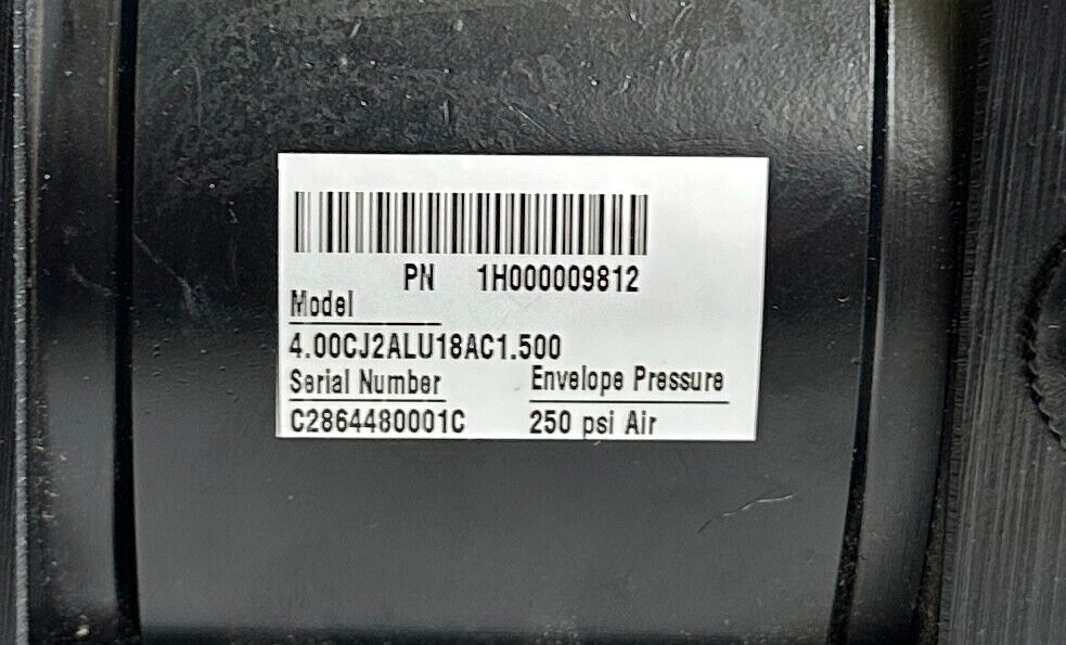 NEW PARKER 4.00CJ2ALU18AC1.500 / 400CJ2ALU18AC1500 CYLINDER 250PSI 1H000009812