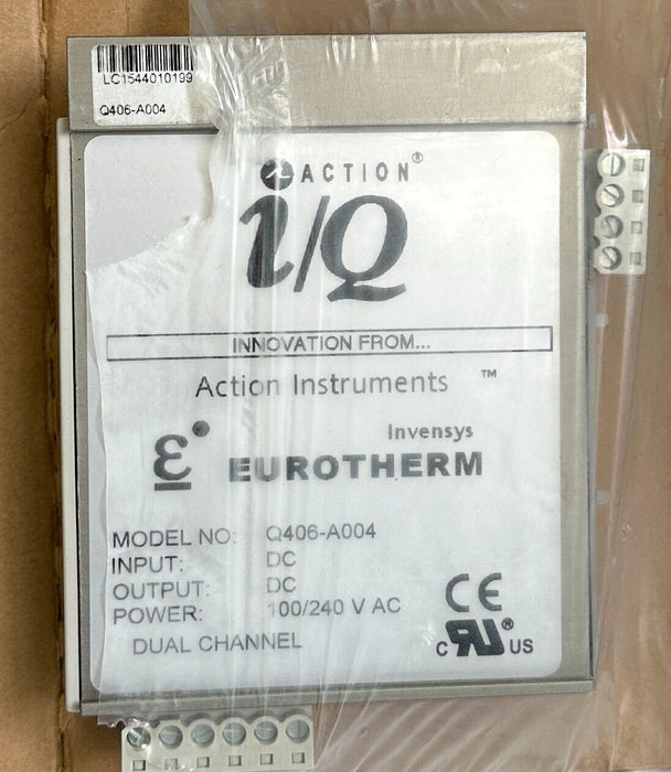 NEW ACTION I/Q EUROTHERM Q406-A004 / Q406A004 DUAL CHANNEL CONDITIONER 100/240V