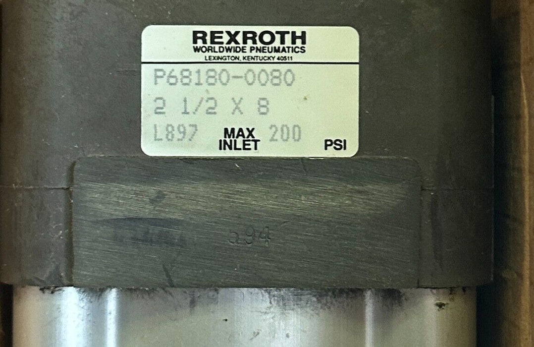 NEW REXROTH TaskMaster P-068180-000-80 / TM831000-3080 CYLINDER 2-1/2''x8''