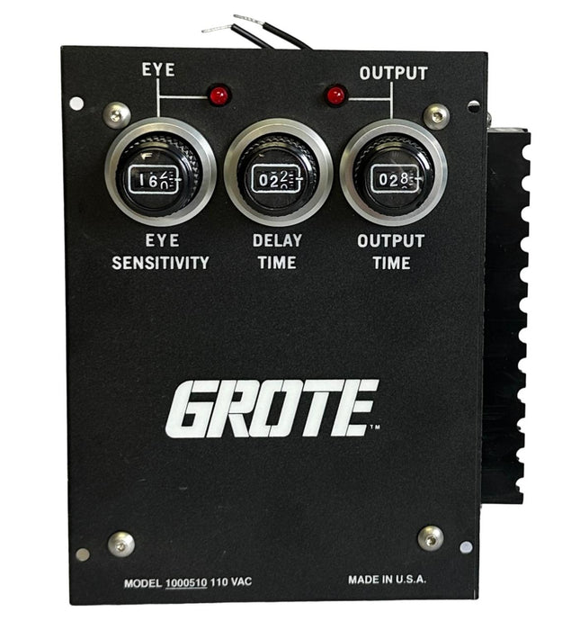 NEW GROTE MODEL 1000510 TIMING MODULE EYE SENSITIVITY DELAY TIME OUTPUT TIME 12V